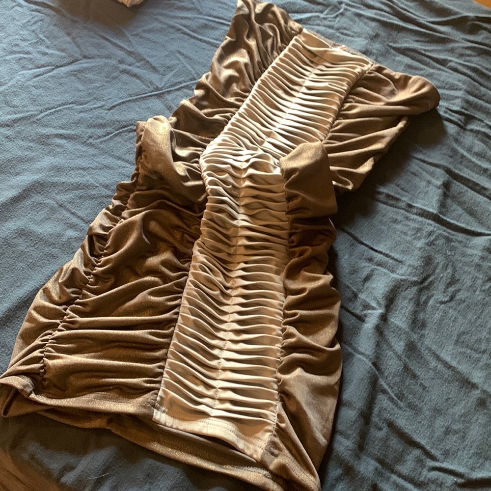 Gold & Beige Dress